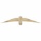 Ekena Millwork Bellingham Rough Sawn Timber Gable Bracket, Douglas Fir, 72"W x 12"H x 6"D x 6"F, 4/12 Pitch GBW072X12X0606BEL00RDF - alternate 1